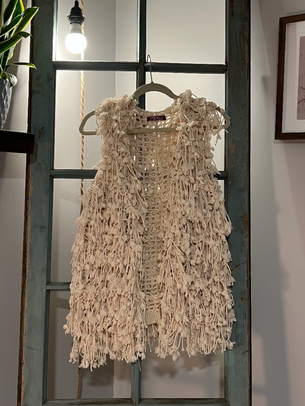 Selfie Couture by Trendology textured fringe vest